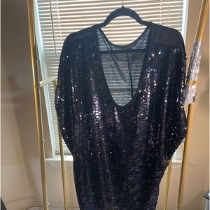 Ladies all over sequence top, accept on the back.